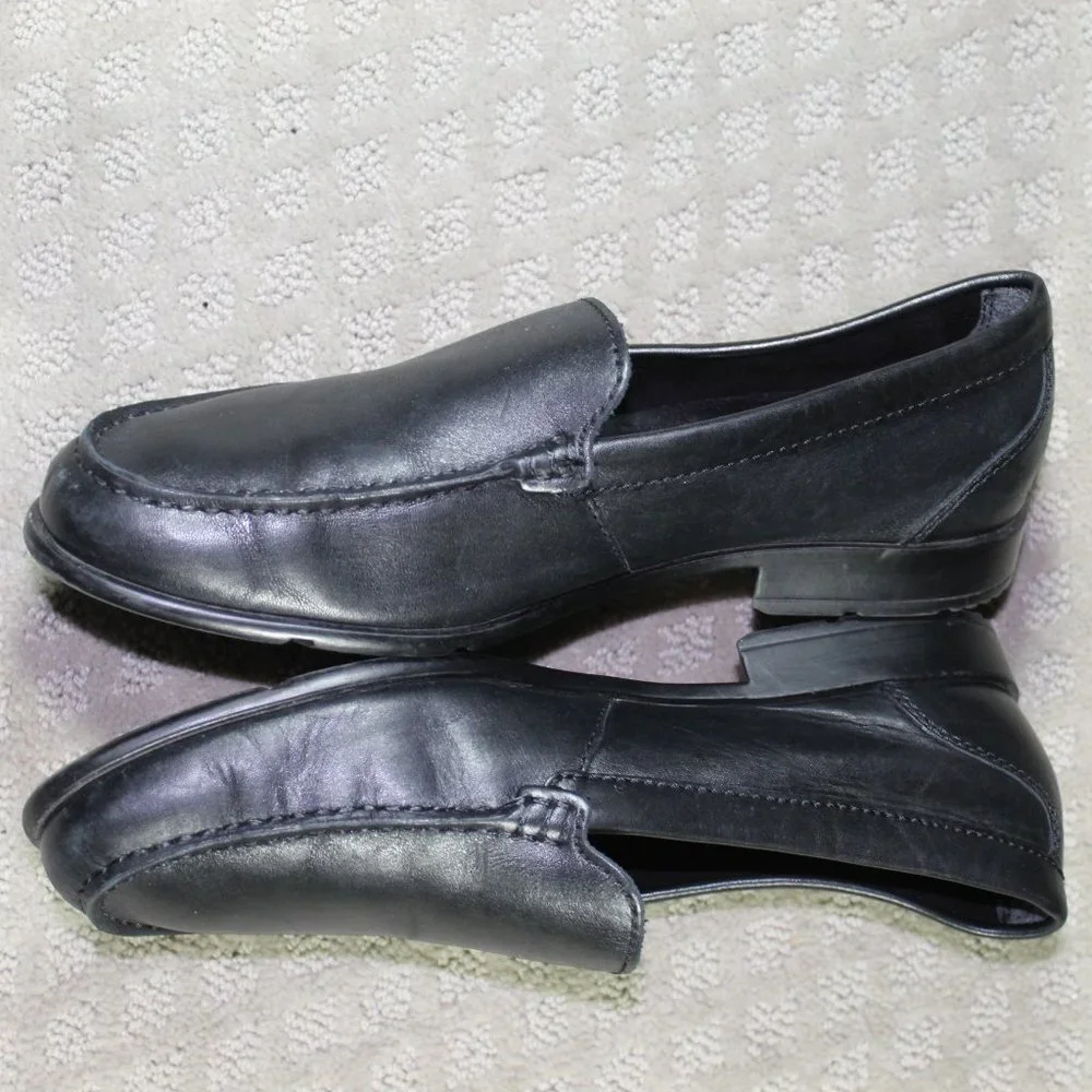 Rockport Size 8.5 Black Walkability Adiprene by Adidas Loafers - LIKE NEW
